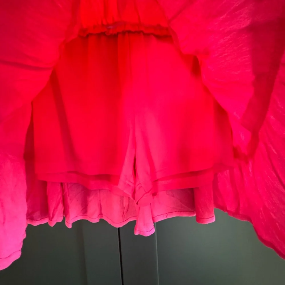 Chic Fuchsia Ruffle Mini Skirt - Picture 5 of 6